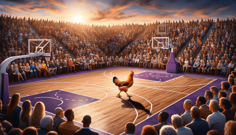 Why Did the Chicken Cross the Basketball Court?